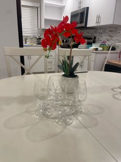 Set of 4 Glass Brandy Snifters