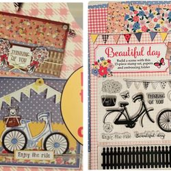 20pc Matching Stamps, Embossing Folder, & Paper Set