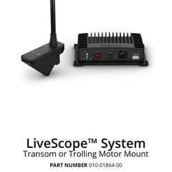 New in the box Garmin Panoptix LiveScope system 010-01864-00