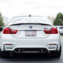 BMW M Performance F82 M4 Carbon Trunk Spoiler And Diffuser