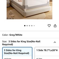 Babyally Bed Rails For King Bed