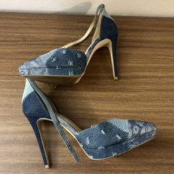 Jessica Simpson - Stylish Blue Denim Size 7.5