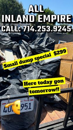 Need To Take A Small Dump!? Call Us📞 Here Today Gone Tomorrow!