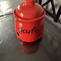 Garlic Container.