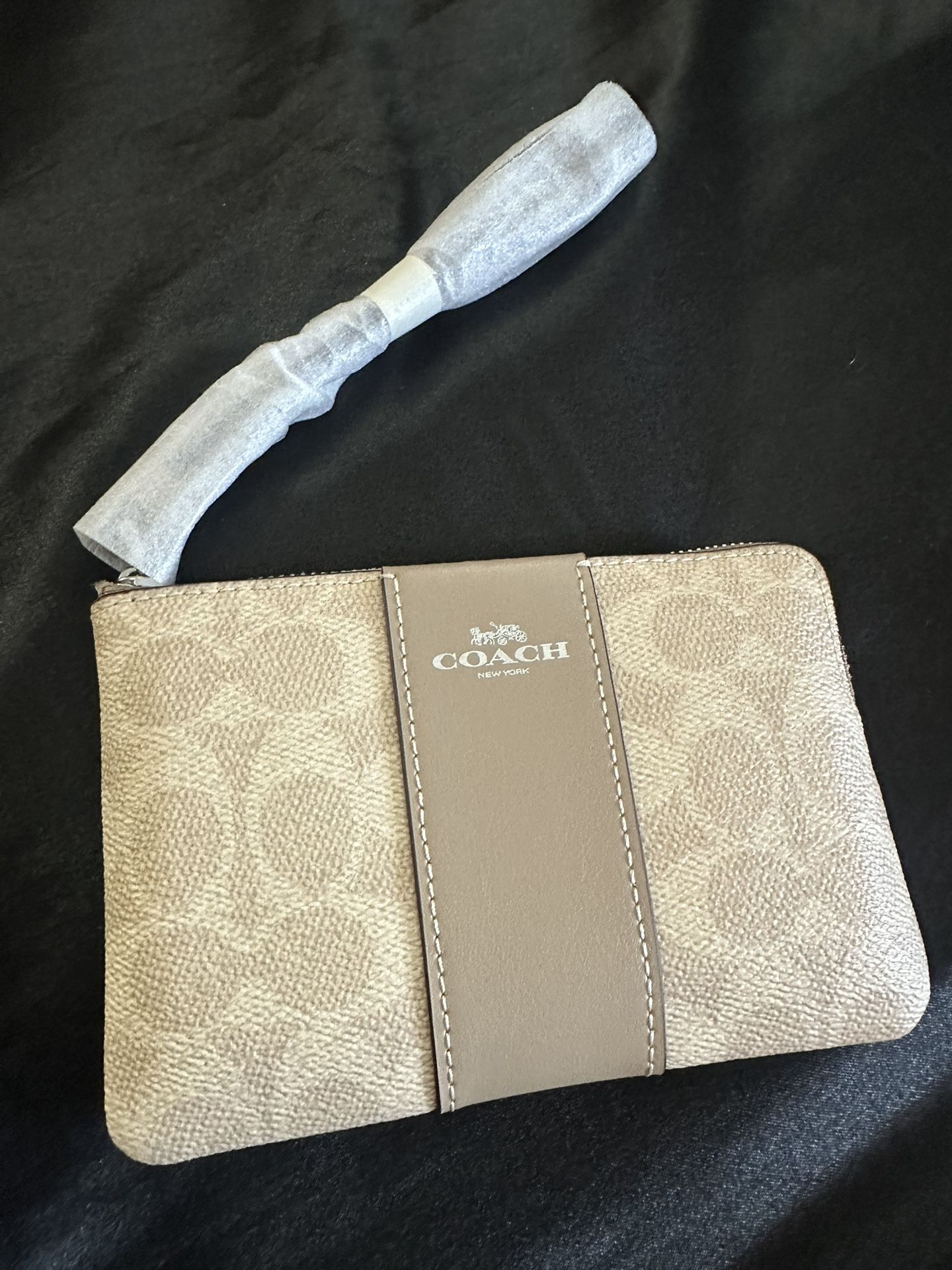 Cute Nude Coach Wristlet