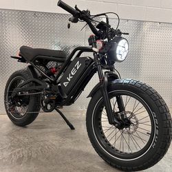 ✅ New - 52Volt/1500W/3000W Electric Dirt Bike Style E-Bike, 25ah Battery, 40mph 