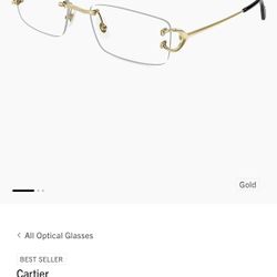 Cartier C Decor Gold glasses 