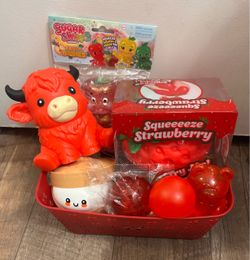 Red Squishy Gift Basket ❤️