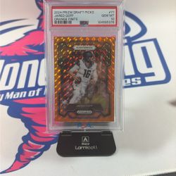 2024 Prizm Draft Picks Jared Goff Orange Finite /39 PSA 10