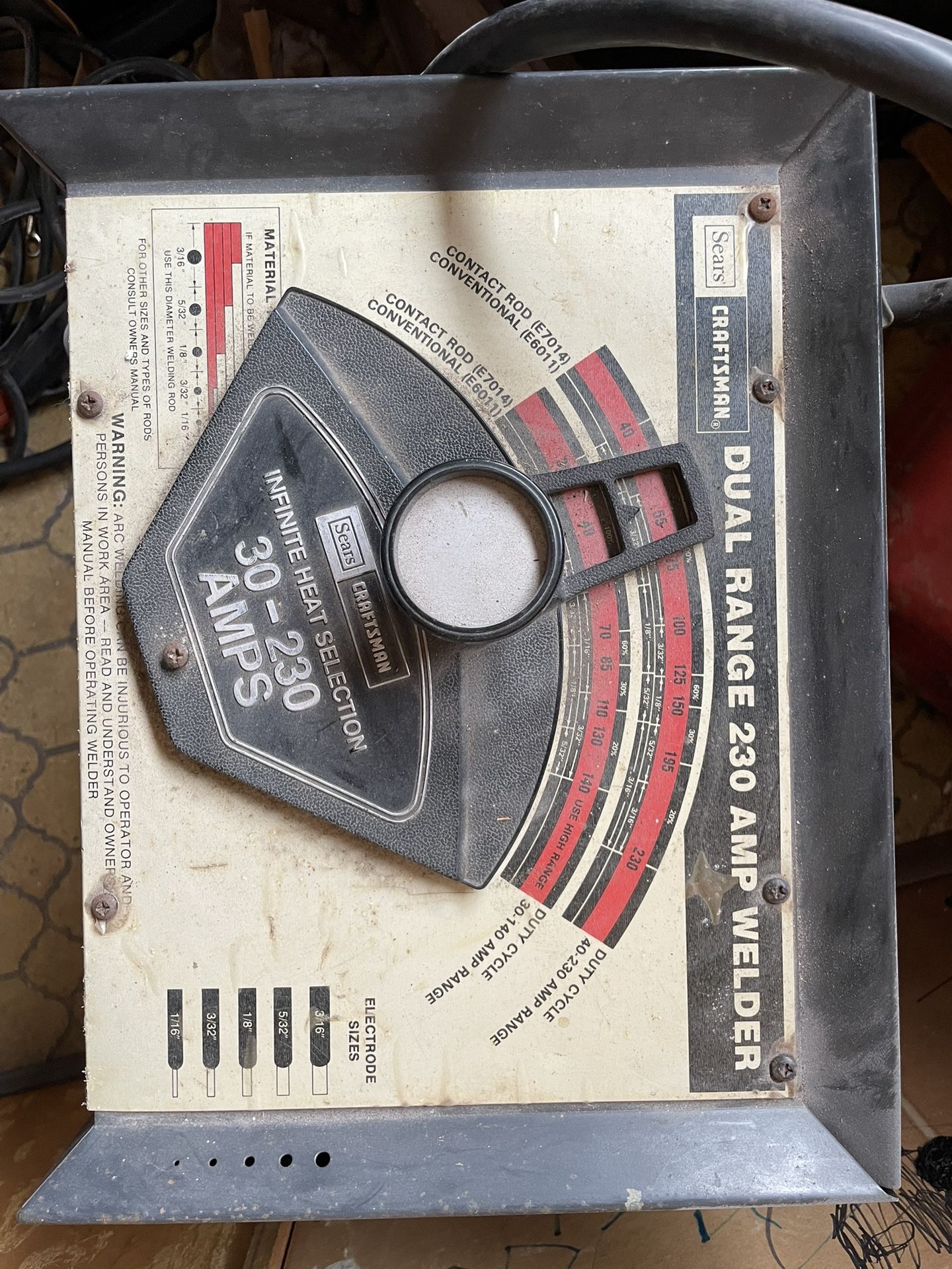 Welder Sears Craftsman Electric Welder