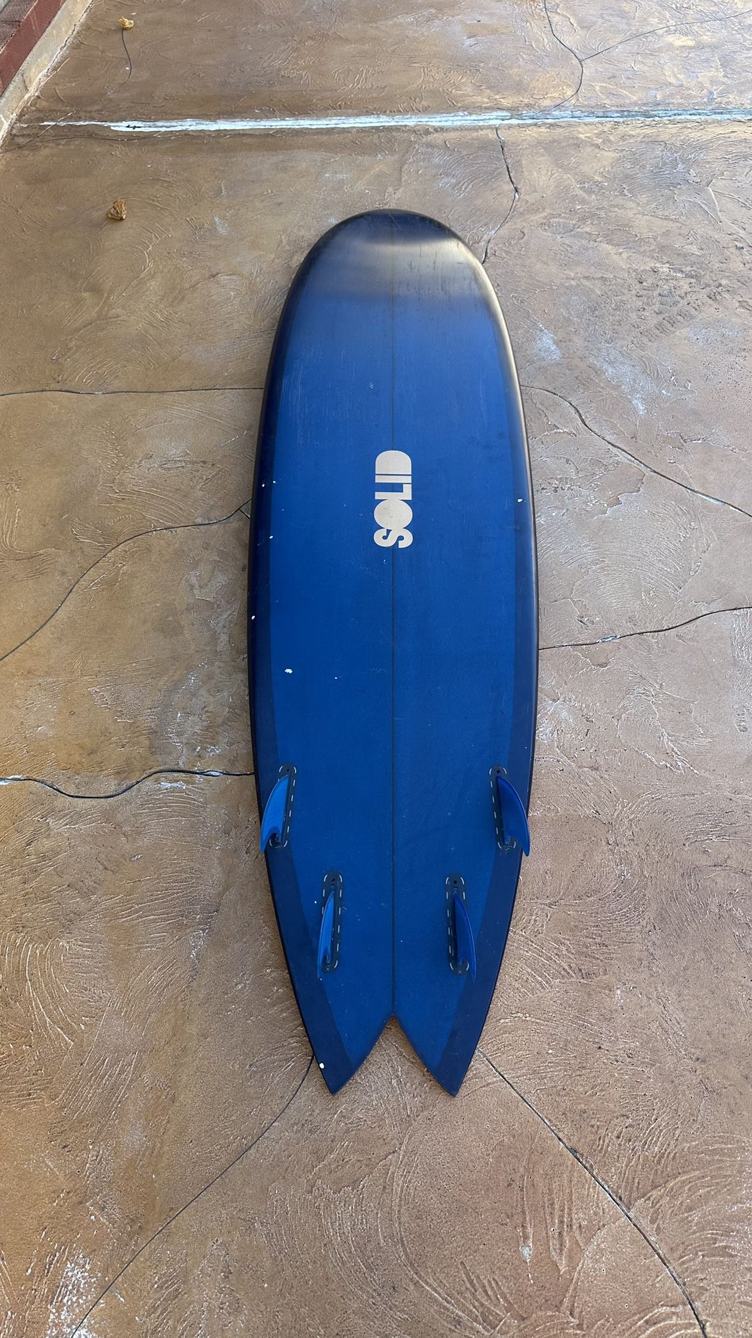 Solid 7’4” Quad Fish
