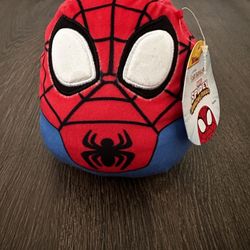 Squishmallow 5" Marvel Spidey Spider-Man Plush NWT RARE