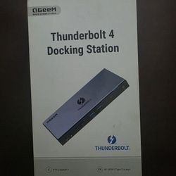 QGeeM Thunderbolt 4 Docking Station (8K / 40Gbps / 85W)