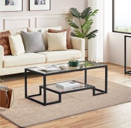 Glass Top Coffee Table