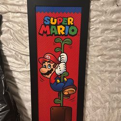Mario would framed Nintendo items for both