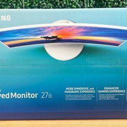 New Samsung 27" C27F391FHN Curved VA 60Hz Computer Monitor