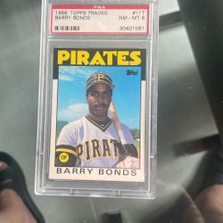 Barry Bonds Topps 1986 Rookie Card 