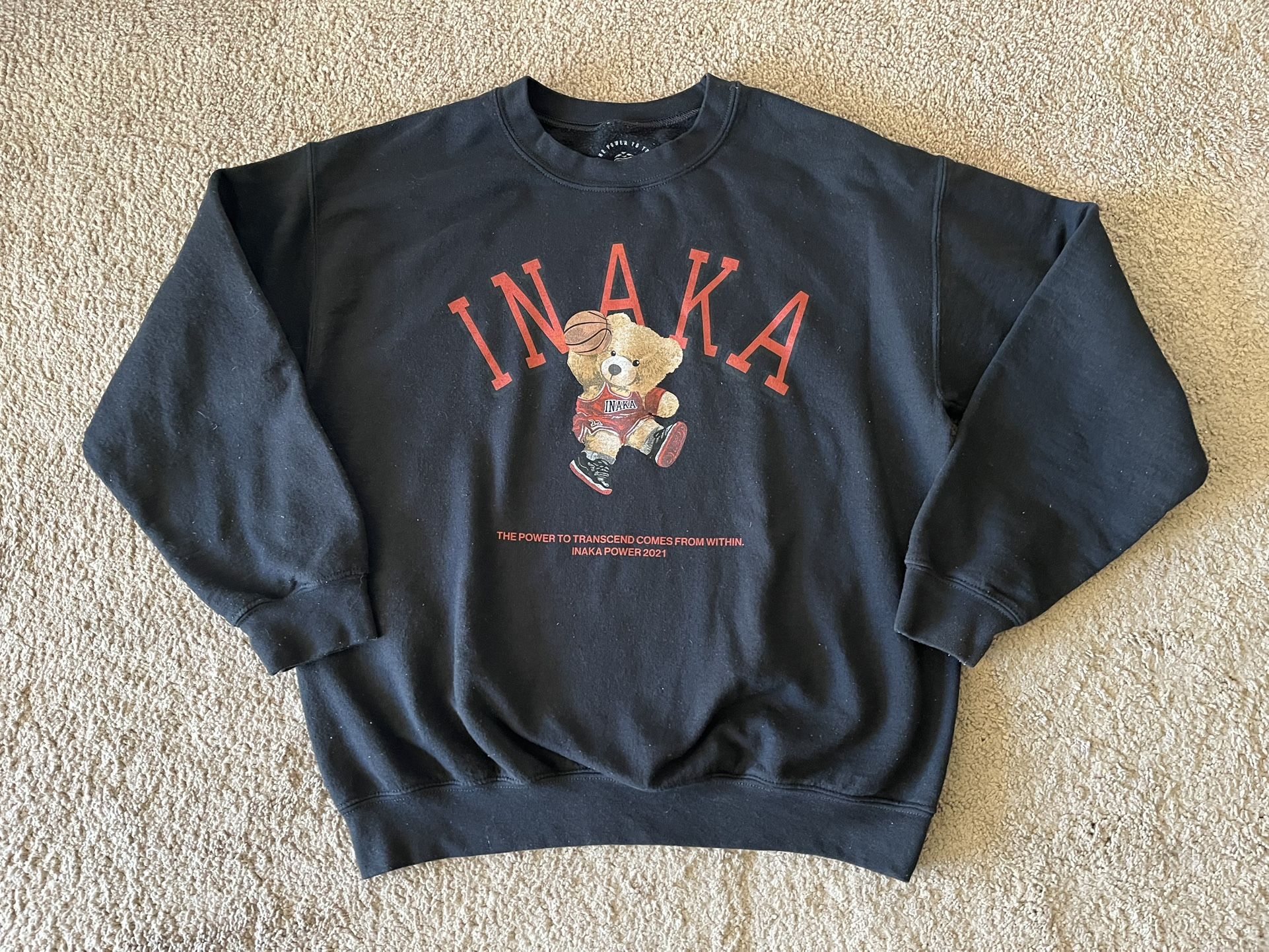 Vintage Original Inaka Power Teddy Crewneck Sweatshirt