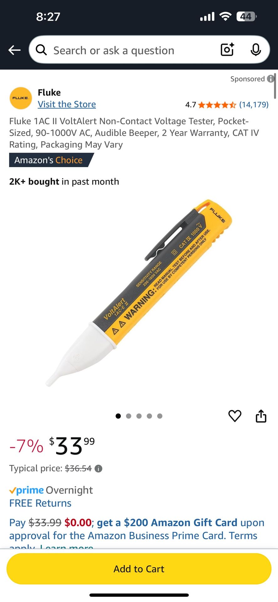 Fluke Voltage Tester