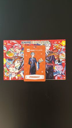 Anime Expo Friday Pass Badge 2026