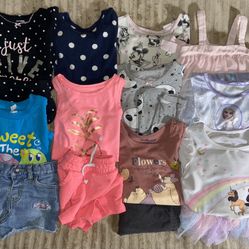 Toddler Girls 3/3T Shirts Tops Pants Shorts Dresses Nightgown Clothes Lot 