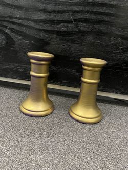 Gold Candle Holders