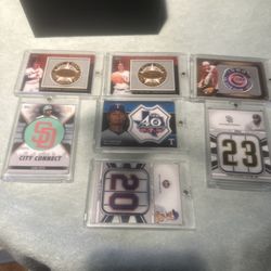 Baseball Card Lot All Patches Asking 65 Or Trade