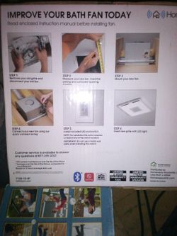 Exhaust Fan With Bluetooth Speaker 