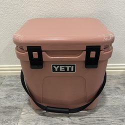 New Yeti Roadie 24 Sandstone Pink Hard Cooler