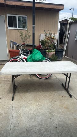 Party tables for sale day are dirty