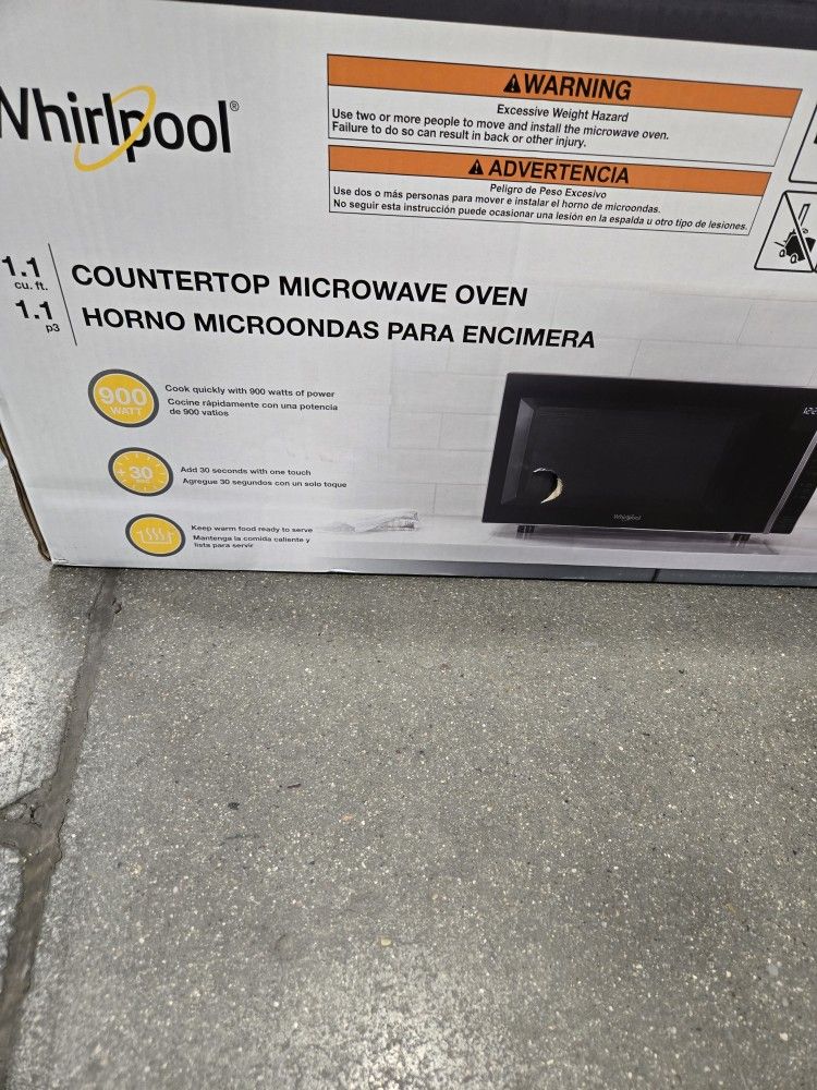 New MICROWAVE WHIRLPOOL
