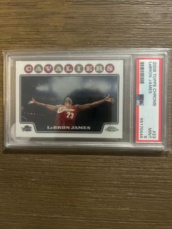 Lebron James Topps chrome 2008 (Chalk Toss