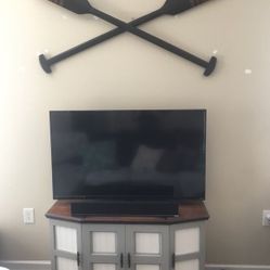 Refinished Record Player Console