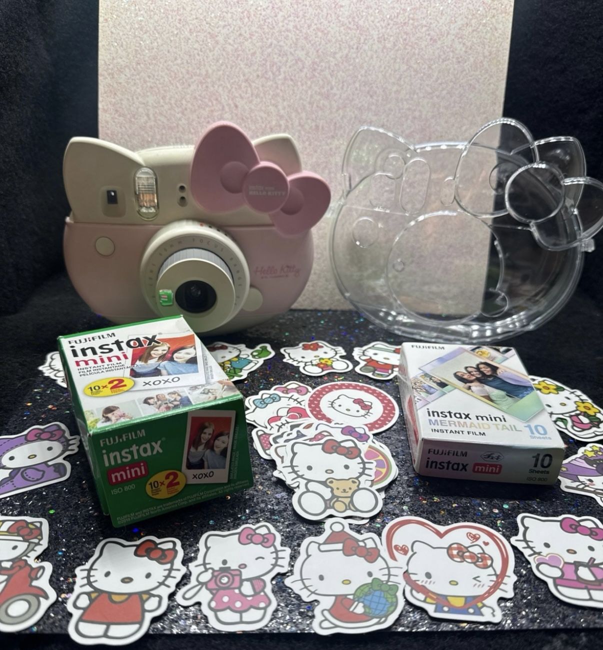 Hello Kitty Pink Polaroid Fuji-film Instax Mini Camera Sanrio