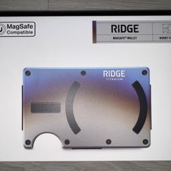 Ridge Wallet Magsafe Burnt Titanium