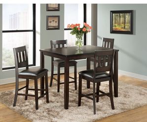 5 Piece Pub Dinning Set 