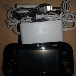 OBO Black  Wii U W/64gb, 500+ Games, Complete With Every Thing You Need