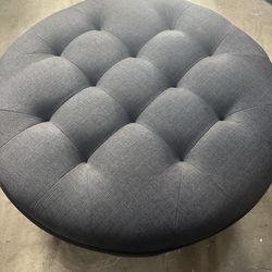 Fabric ottoman