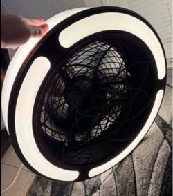 Stile Anderson 22” LED Indoor/Outdoor Bronze Ceiling Fan Like New with New speed control/ Remote