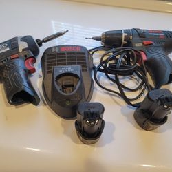 Bosh 12v Drill Driver Impact Set 