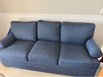 Blue Denim 84” Couch
