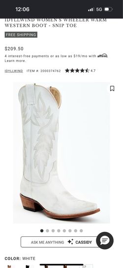 White boots