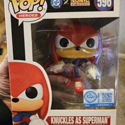 Funko Pop!  Knuckles as Superman #596