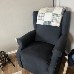 Swivel Glider Navy Blue
