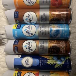 6/$10 Glade Fresheners 