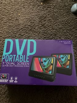 DVD portable 2 of them inside 7”