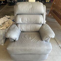 Vintages Gray Reclining Chair