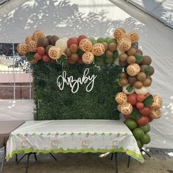 Safari Baby Shower Balloon Garland 