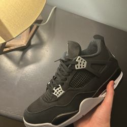 Jordan 4 Black Canvas Size 12 Never worn
