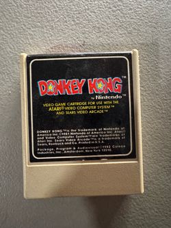 UNTESTED! Atari 2600 Donkey Kong 1982 Video Game Cartridge